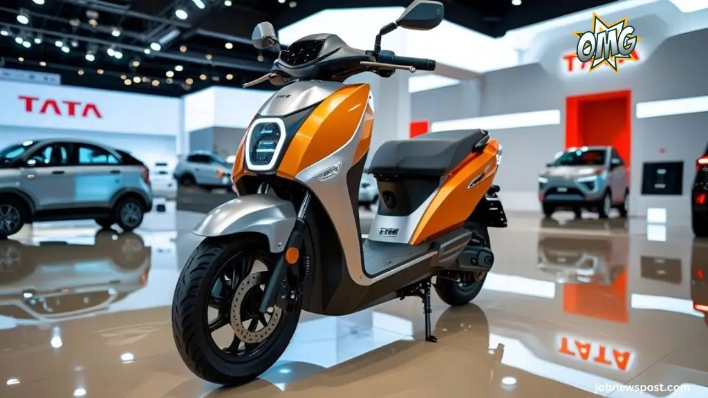 tata electric scooter 2025 modern design battery life safety