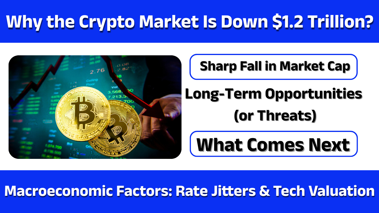 Why the Crypto Market Is Down $1.2 Trillion — And What Comes Next